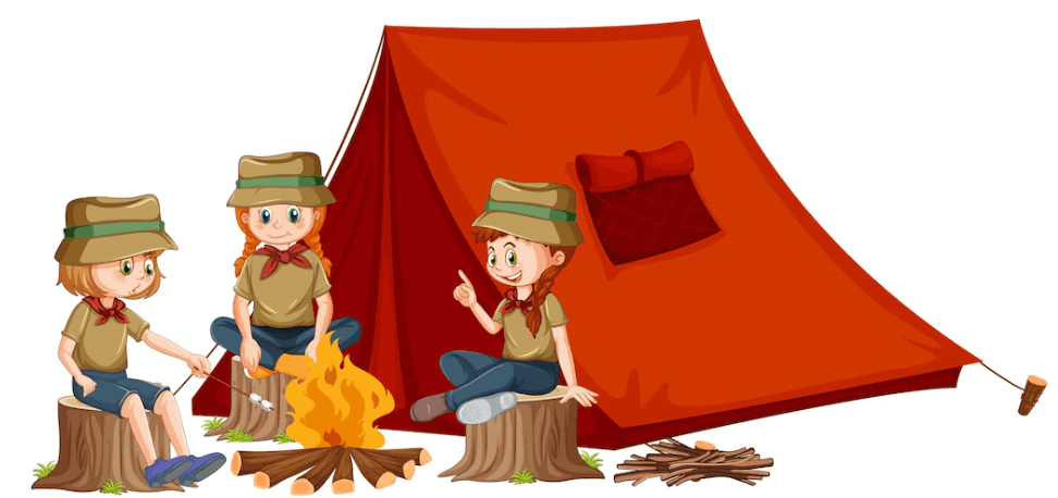 campfire-and-children