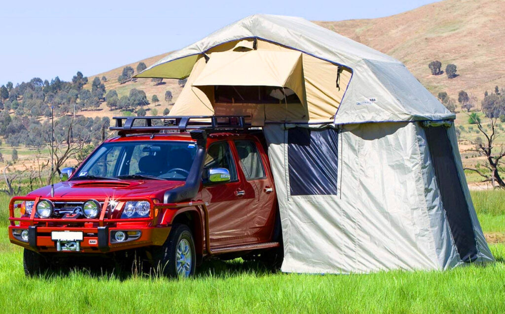 which site should the rooftop tent open
